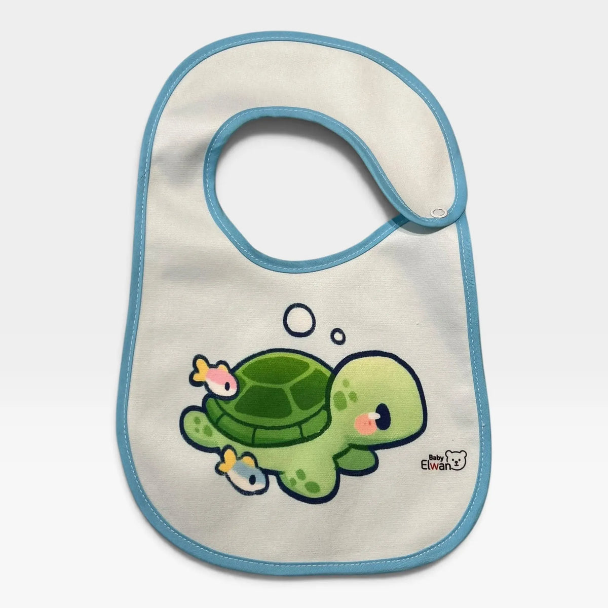 Leak-Proof Baby Bib - turtle - 1