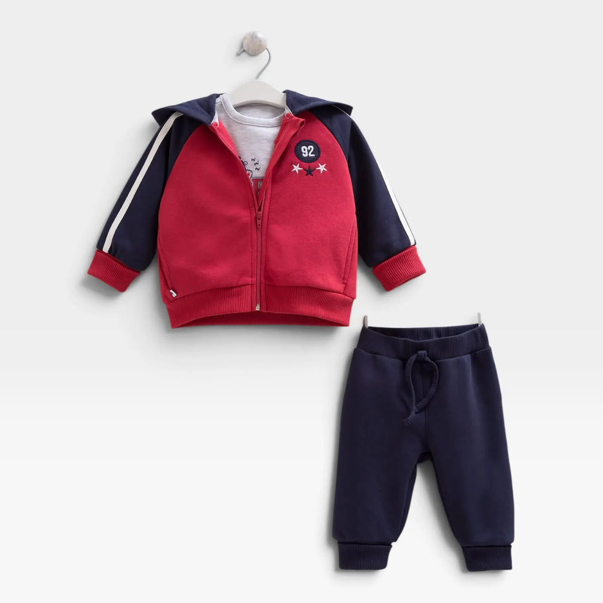 92 Triple Stars Set-navy red - 1