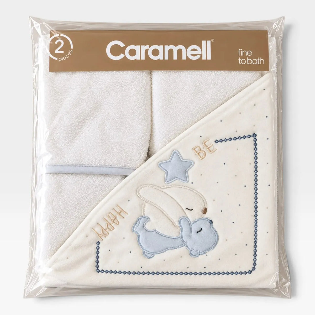 Be Happy Towel-bluie - 1