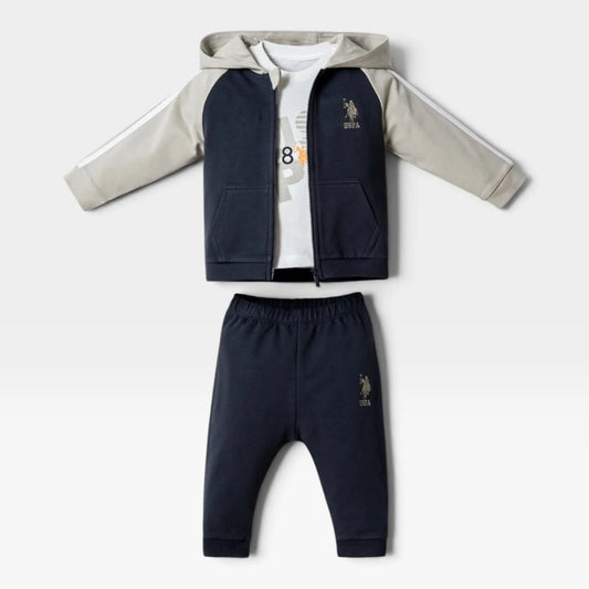 Original U.S. Polo Assn. 3-Piece Set - GREY-Green - 1