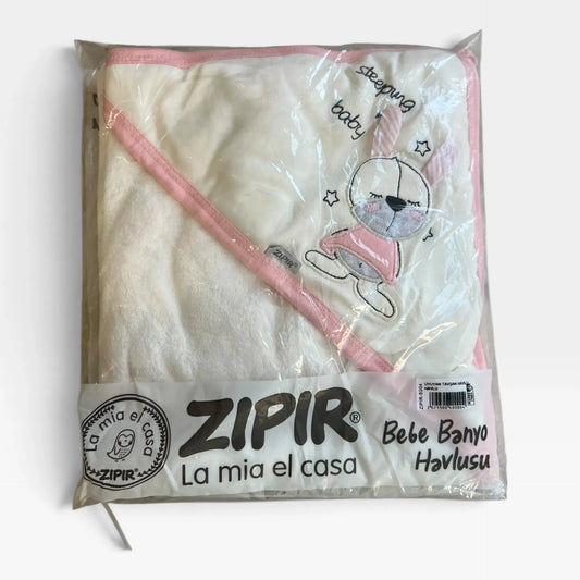 Sleeping Baby Hooded Towel - 1
