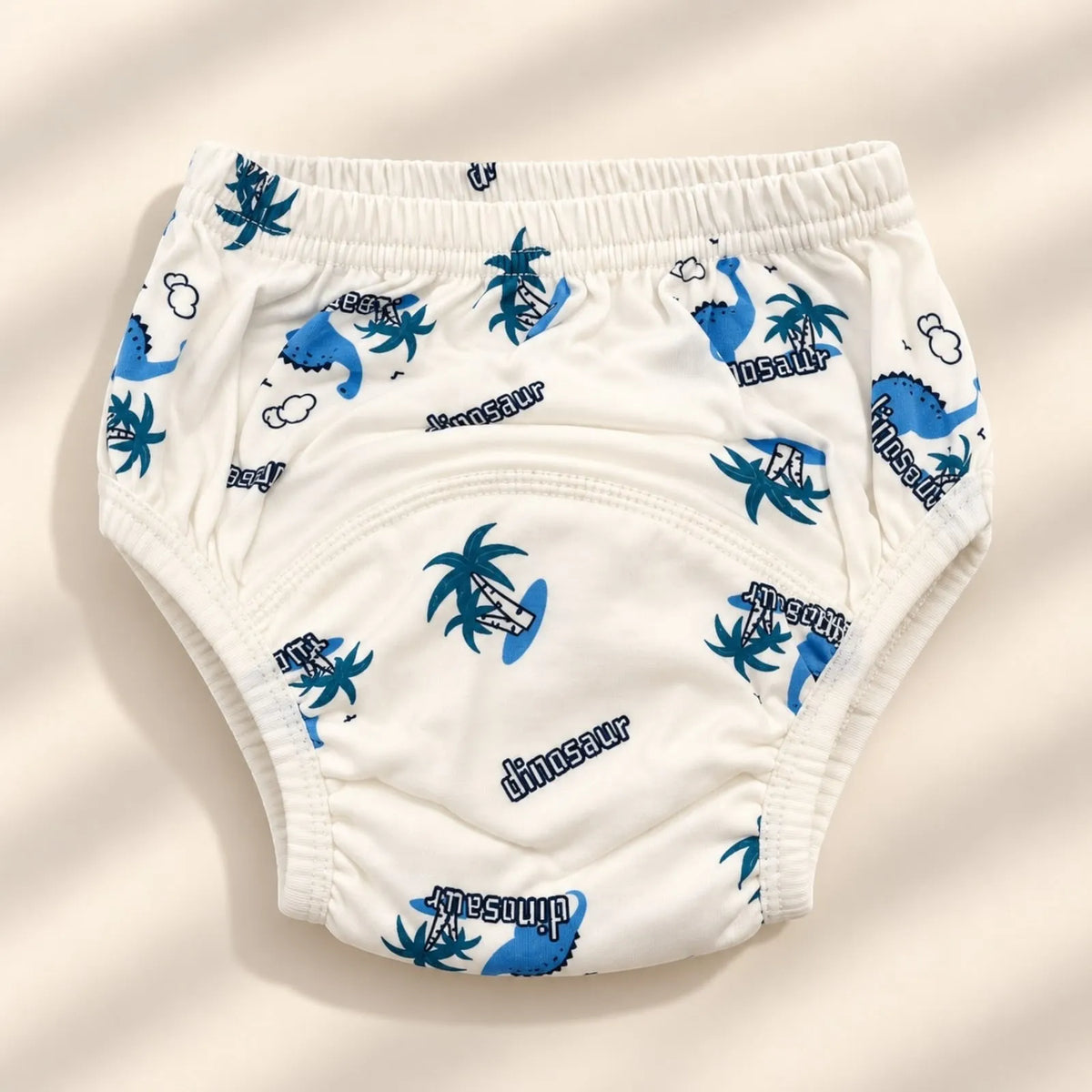 Potty Training Baby Panties - Dino White - 1